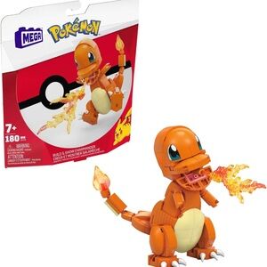 Pokemon Mega Construx Charmander - Fiery Orange